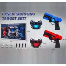 Пістолет з мішенню 9803-6 (24) 2 бластери, 2 мішені, звуки, підсвічування, в коробці