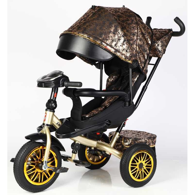 Велосипед 3-х кол. 8066 / 819-40 BestTrike “Perfetto“ (1) поворотне сидіння, колеса гумові безкамерні, кошик, фара музична, USB, Bluetooth, в коробці