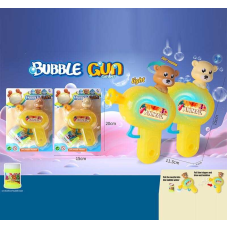 Пістолет з мильними бульбашками 1145 (168/2) 2 види, мильний розчин, 10х15 см, на листі