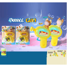 Пістолет з мильними бульбашками 1146 (168/2) 2 види, мильний розчин, 10х15 см, на листі