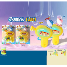 Пістолет з мильними бульбашками 1148 (168/2)  2 види, мильний розчин, 10х15 см, на листі