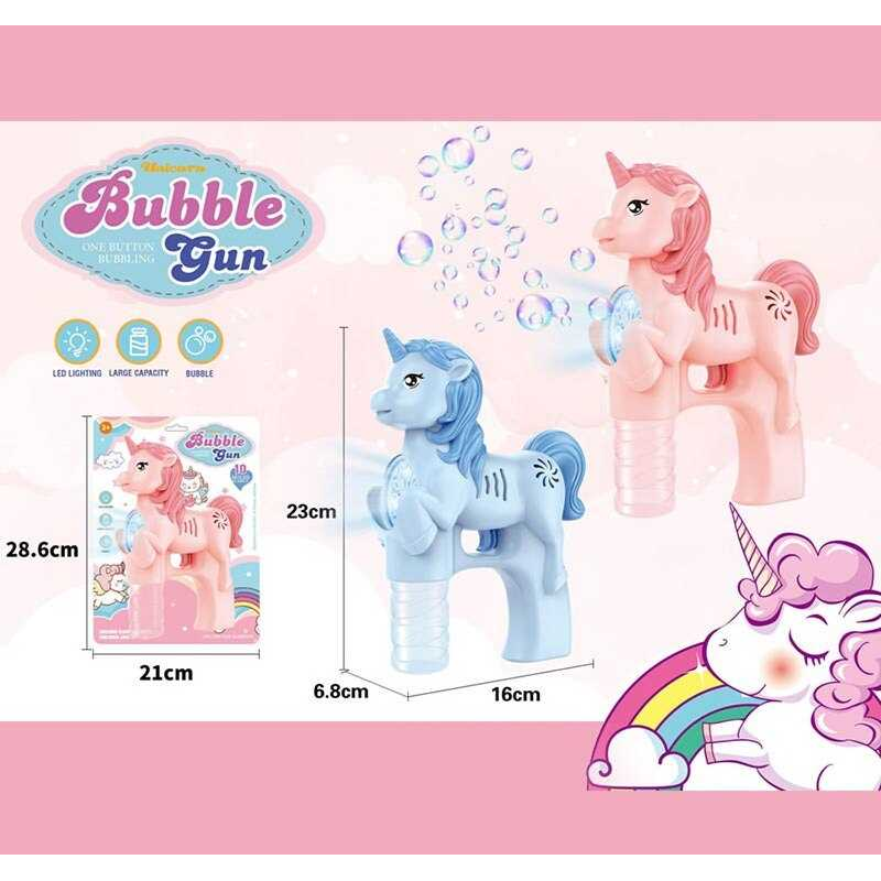 Пістолет з мильними бульбашками 117 (60) 2 кольори, підсвічування, 10 отворів, автоматичний принцип, 2 пляшечки з мильним розчином, на листі