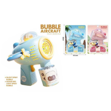 Пістолет з мильними бульбашками 2205 (40) 2 кольори, автоматичний принцип роботи, підсвічування, на батарейках, 2 пляшки з мильним розчином, на листі 