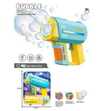 Пістолет з мильними бульбашками 2235 (48) підсвічування, автоматичний принцип роботи, на батарейках, мильний розчин, на листі 