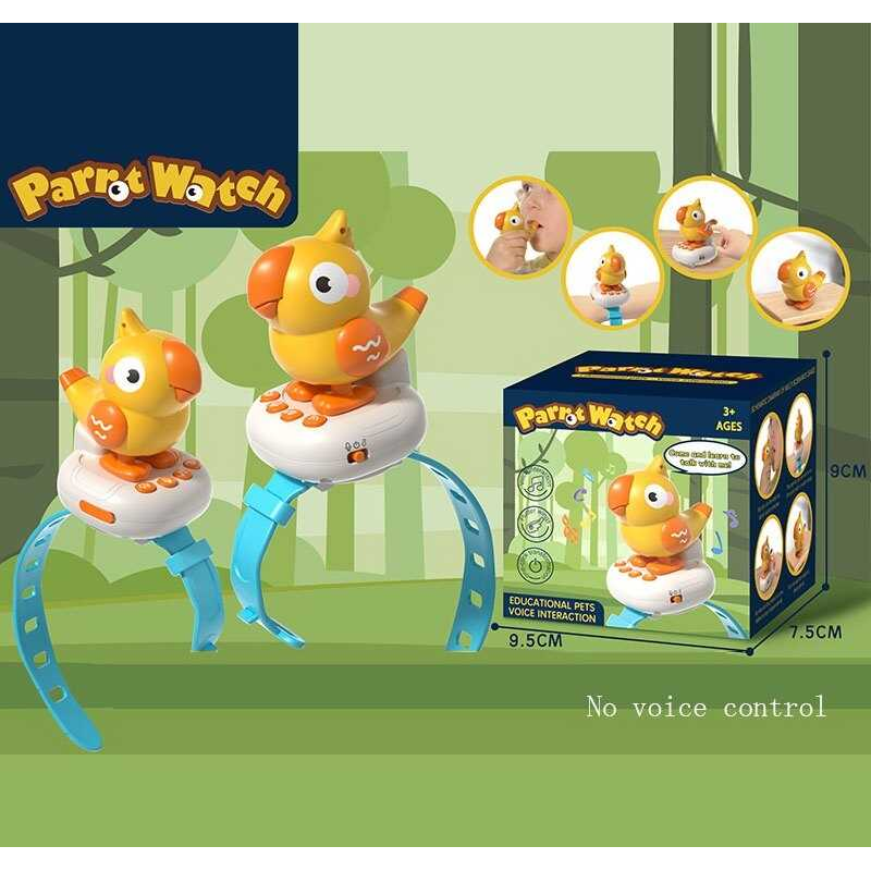 Інтерактивний браслет 2024-2 (96) “повторюшка”, звуки тварин, мелодії, свисток, рухається, мотузочка на шию, знімний браслет, в коробці