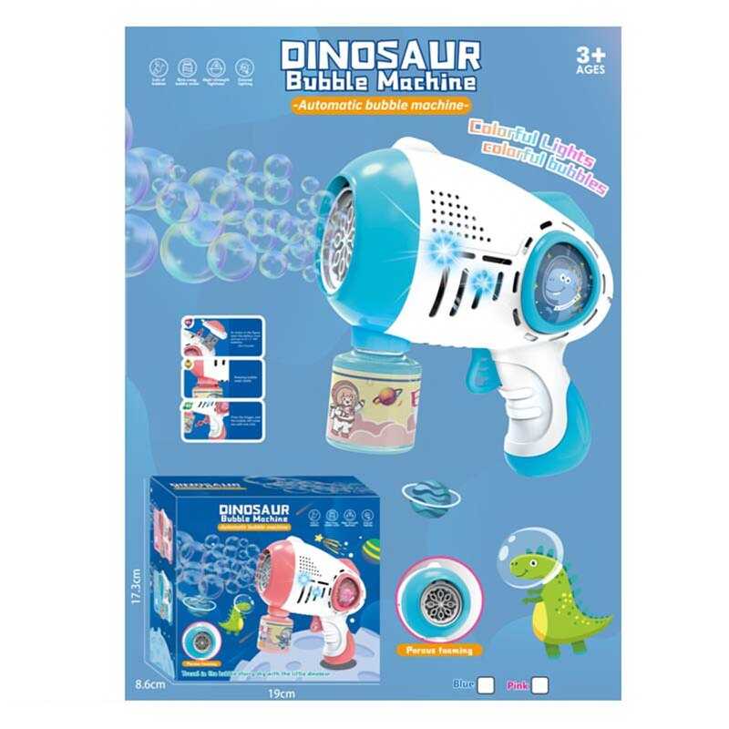 Пістолет з мильними бульбашками 456-14 A (72) підсвічування, пляшка з мильною рідиною, в коробці