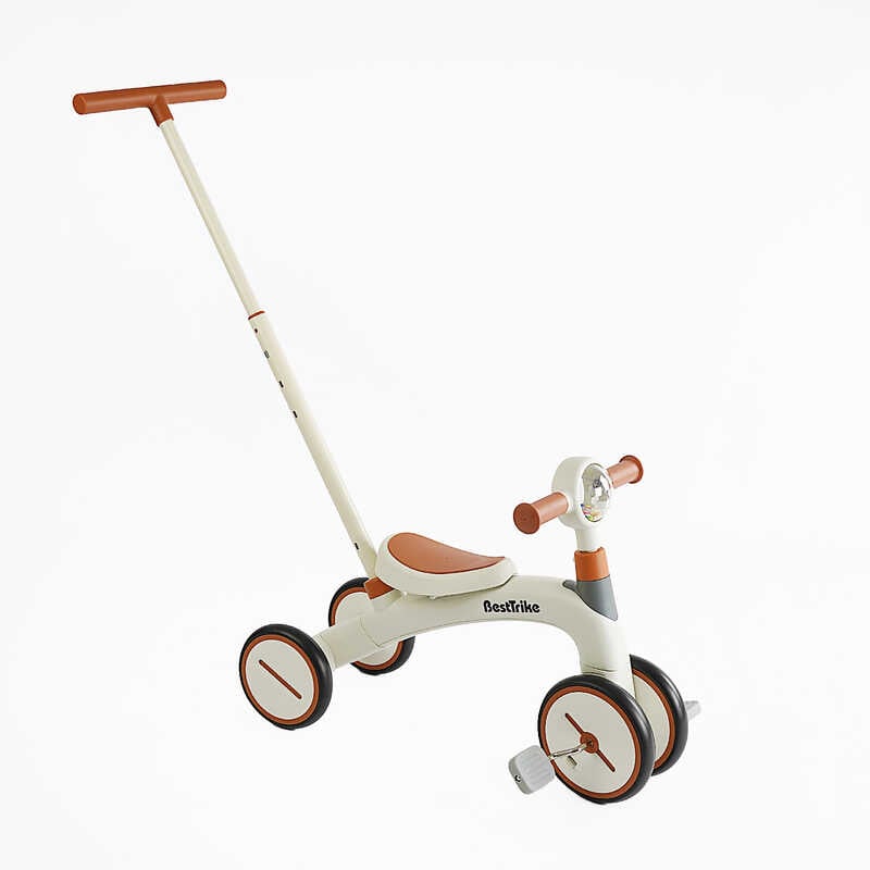 Велосипед 3-х кол. BST-307 Best Trike (1) матеріал рами нейлон, колеса передні 8``, задні 6``, батьківська ручка, в коробці Велосипед 3-х кол. BST-307 Best Trike (1) матеріал рами нейлон, колеса передні 8``, задні 6``, батьківська ручка, в коробці