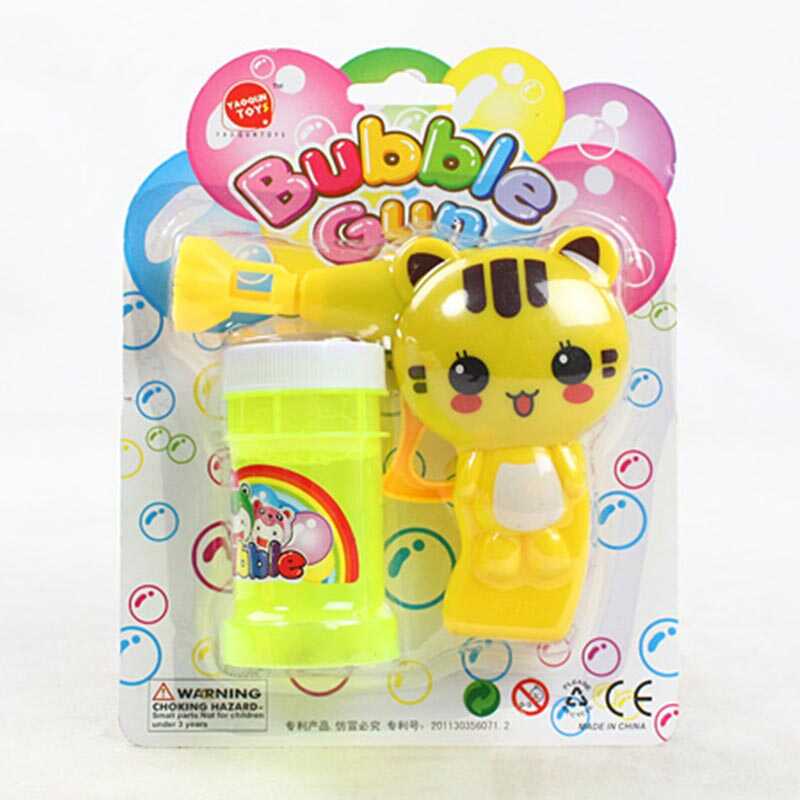 Пістолет з мильними бульбашками 632 K (252/2) “Котик”, механічний принцип роботи, мильний розчин, на листі Пістолет з мильними бульбашками 632 K (252/2) “Котик”, механічний принцип роботи, мильний розчин, на листі