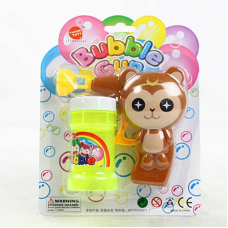 Пістолет з мильними бульбашками 632 M (252/2) “Мавпа”, механічний принцип роботи, мильний розчин, на лист