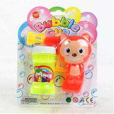 Пістолет з мильними бульбашками 632 O (252/2) механічний принцип роботи, мильний розчин, на листі