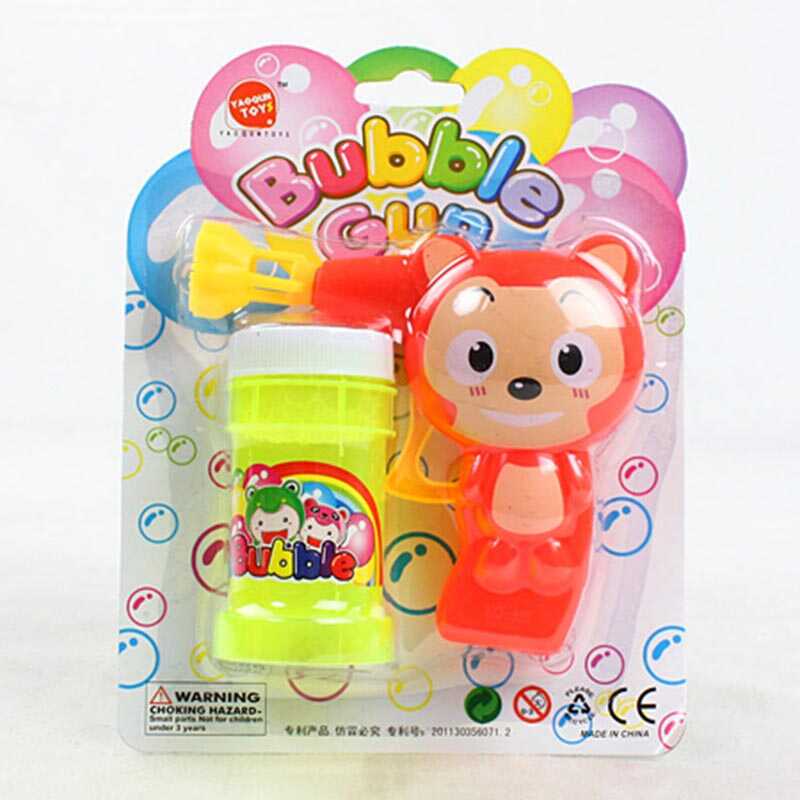 Пістолет з мильними бульбашками 632 O (252/2) механічний принцип роботи, мильний розчин, на листі Пістолет з мильними бульбашками 632 O (252/2) механічний принцип роботи, мильний розчин, на листі