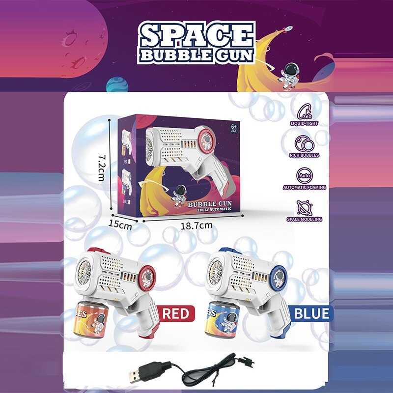 Пістолет з мильними бульбашками 66-25 (72) розмір - 16.5х6.5х13.5 см, автоматичний принцип, пляшечка з мильним розчином, акумулятор 3.7 V, USB - кабель, в коробці Пістолет з мильними бульбашками 66-25 (72) розмір - 16.5х6.5х13.5 см, автоматичний принцип, пляшечка з мильним розчином, акумулятор 3.7 V, USB - кабель, в коробці