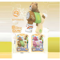 Пістолет з мильними бульбашками 668-109 (60) 2 види, на батарейках, автоматичний режим роботи, мильний розчин, на листі