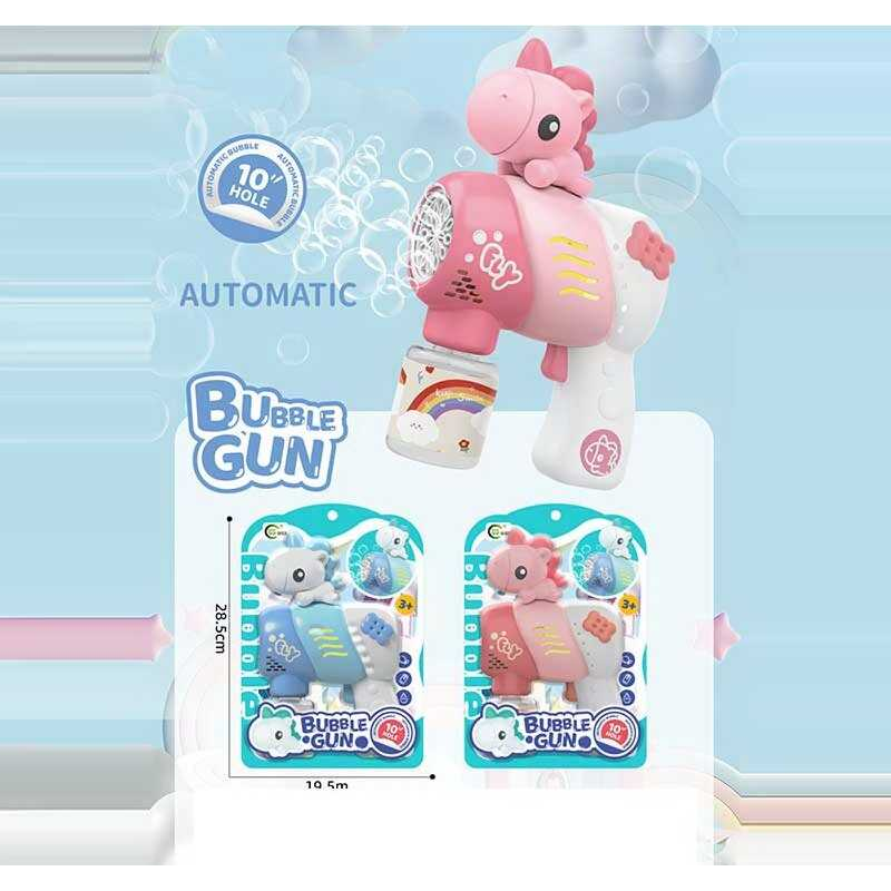 Пістолет з мильними бульбашками 668-111 (60) 2 види, на батарейках, автоматичний режим роботи, мильний розчин, на листі