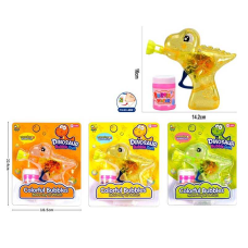 Пістолет з мильними бульбашками 707 A (180/2) 3 кольори, механічний, підсвічування, мильний розчин, ВИДАЄТЬСЯ ТІЛЬКИ МІКС ВИДІВ, на листі