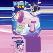 Пістолет з мильними бульбашками 7778 G (72) підсвічування, автоматичний принцип, фігурка героя, пляшечка з мильним розчином, в коробці