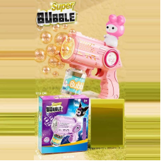 Пістолет з мильними бульбашками 7780 E (72) підсвічування, автоматичний принцип, фігурка героя, пляшечка з мильним розчином, в коробці