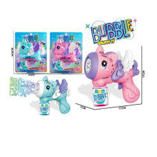 Пістолет з мильними бульбашками 812 A (48/2) 2 кольори, “Єдиноріг”, автоматичний принцип, пляшка мильного розчину, підсвічування, на батарейках, на листі