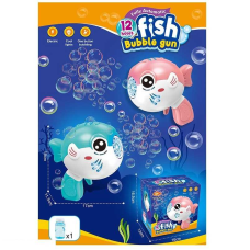 Пістолет з мильними бульбашками 832 (60) 2 види, підсвічування, пляшечка із мильним розчином, в коробці