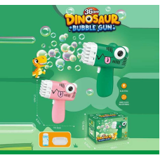 Пістолет з мильними бульбашками 839 (72) 2 кольори, автоматичний принцип роботи, на батарейках, мильний розчин, тара, 36 отворів,в коробці