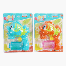 Пістолет з мильними бульбашками 8805 S (72/2) 2 види, механічний, мильний розчин, на листі