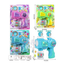 Пістолет з мильними бульбашками 889-77 C (72/2) 3 кольори, звуки, 2 режими, автоматичний принцип, пляшка мильного розчину, підсвічування, на батарейках, на листі, ВИДАЄТЬСЯ ТІЛЬКИ МІКС ВИДІВ