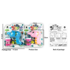 Пістолет з мильними бульбашками JNH 663 (192/2) 2 види, на листі