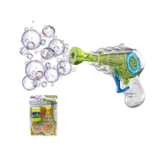 Пістолет з мильними бульбашками LS 7727-43 (144/2) 2 кольори, підсвічування, механічний принцип, пляшечка з мильним розчином, на листі