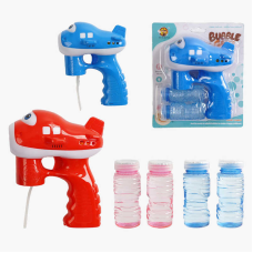 Пістолет з мильними бульбашками MY 197 Y-2 (72) 2 кольори, світло, звук, на батарейках, на листі
