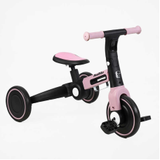 Велосипед 3-х колісний BS-11402 “Best Trike“ (1) колеса EVA переднє 8’’, заднє 6’’, нейлонова рама, трансформується у велобіг, підсвічування, в коробці