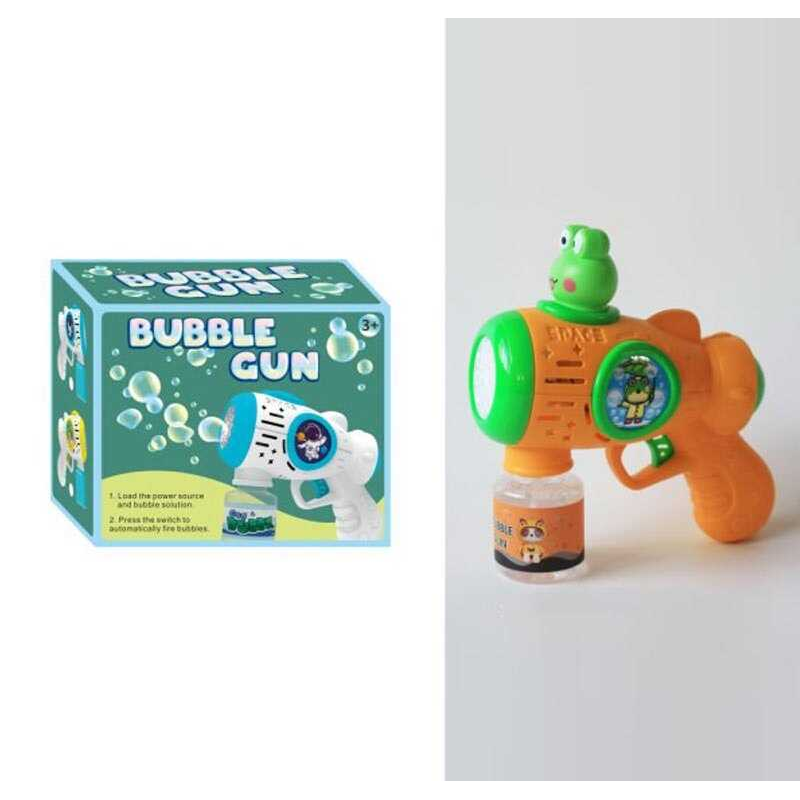 Пістолет з мильними бульбашками XD 800 G (96/2) підсвічування, автоматичний принцип, пляшечка з мильним розчином, в коробці Пістолет з мильними бульбашками XD 800 G (96/2) підсвічування, автоматичний принцип, пляшечка з мильним розчином, в коробці