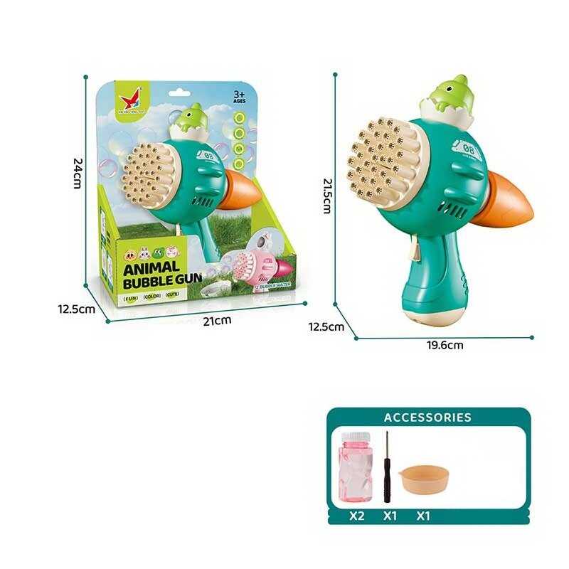 Пістолет з мильними бульбашками XH 118 (48/2) автоматичний принцип, на батарейках, пляшечка з мильним розчином, посудина, в коробці Пістолет з мильними бульбашками XH 118 (48/2) автоматичний принцип, на батарейках, пляшечка з мильним розчином, посудина, в коробці