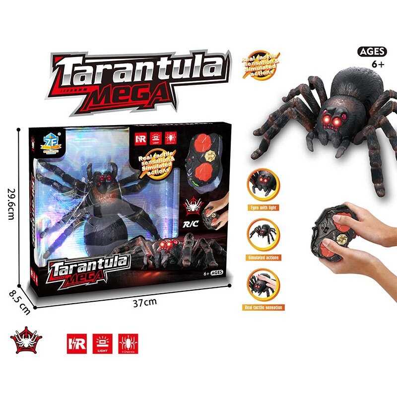 Павук на радіокеруванні 9982 (36/2) пульт керування, підсвічування, в коробці