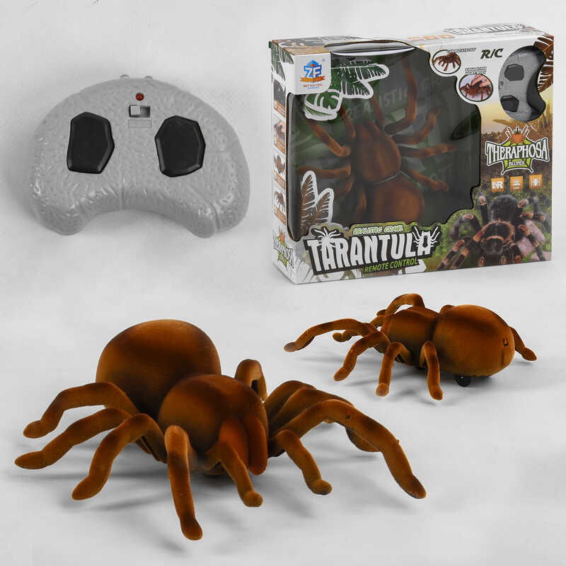 Павук на радіокеруванні 9986 M (36) на батарейках, підсвічування очей, в коробці Павук на радіокеруванні 9986 M (36) на батарейках, підсвічування очей, в коробці