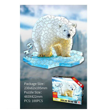 Пазли 88655 (72/3) “Полярний ведмідь“, 100 елементів, в коробці