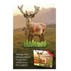 Пазли 88656 (72/3) “Олень“, 100 елементів, в коробці