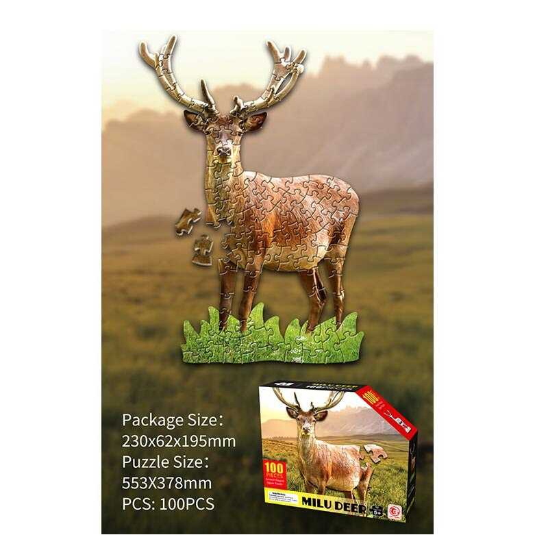 Пазли 88656 (72/3) “Олень“, 100 елементів, в коробці