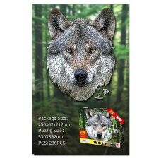 Пазли 88665 (72/3) “Вовк”, 236 елементів, в коробці