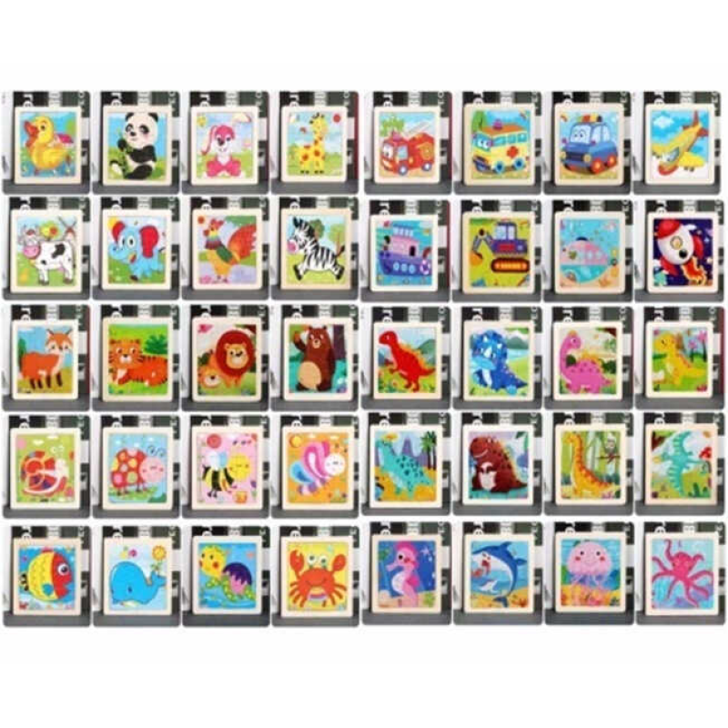 Пазли C 54000 (600) дерев“яні, 9 елементів, обсерваційні, у плівці, ВИДАЄТЬСЯ ТІЛЬКИ МІКС ВИДІВ