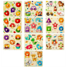 Пазли C 68840 (270) 5 елементів, зручна ручка, в плівці, ВИДАЄТЬСЯ МІКС ВИДІВ 