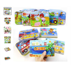 Пазли C 73264 (90) дерев“яні, 4 картинки, 12 пронумерованих елементів, в коробці, ВИДАЄТЬСЯ ТІЛЬКИ МІКС ВИДІВ