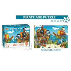 Пазли PE 968 (48/2) 48 елементів, “Пригоди піратів”, в коробці