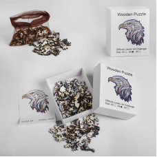 Пазли К 5108 / 36700 (100) “Орел“, дерев“яні, фігурні, формат А4, в коробці