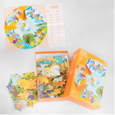 Пазли С 48157 (32) “Пори року“, 88 деталей, круглий, постер, в коробці