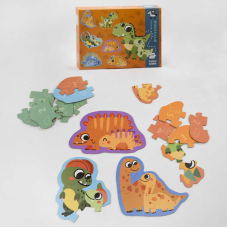 Пазли С 48696 (40) “Динозаври”, 28 деталей, в коробці