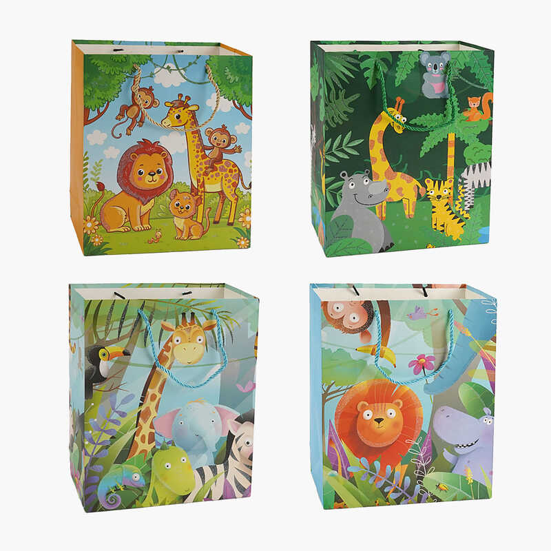 Пакет подарунковий C 67070 (480) 4 види, СЕРЕДНІЙ, ВИДАЄТЬСЯ ТІЛЬКИ МІКС ВИДІВ