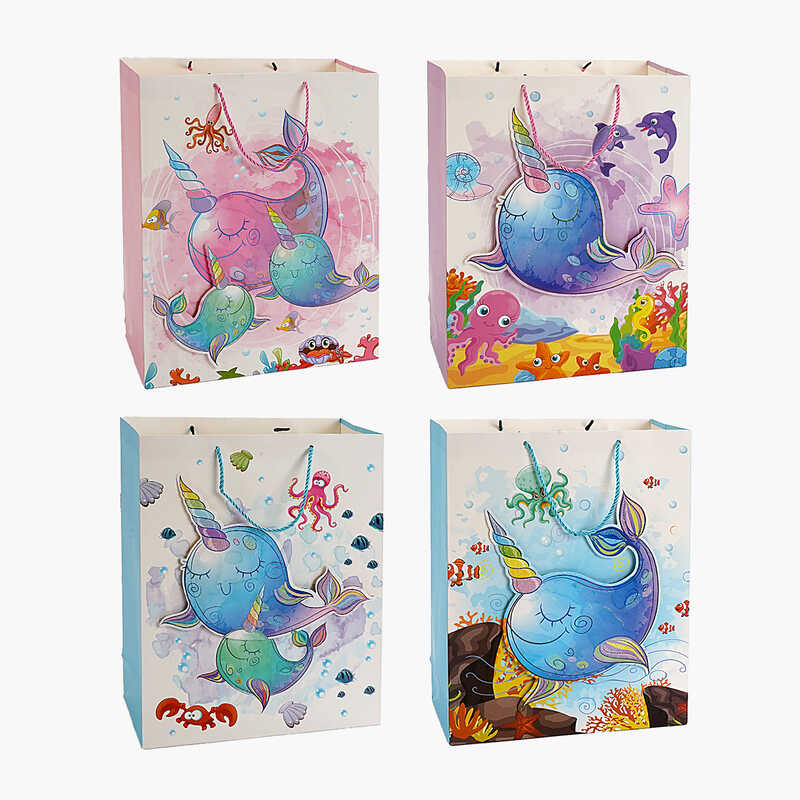 Пакет подарунковий C 67083 (360) 4 види, ВЕЛИКИЙ, ВИДАЄТЬСЯ ТІЛЬКИ МІКС ВИДІВ