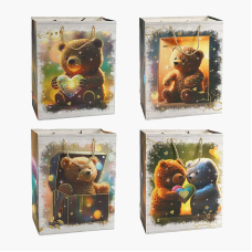 Пакет подарунковий C 67092 (360) 4 види, ВЕЛИКИЙ, ВИДАЄТЬСЯ ТІЛЬКИ МІКС ВИДІВ