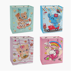 Пакет подарунковий C 67101 (720) 4 види, МАЛЕНЬКИЙ, ВИДАЄТЬСЯ ТІЛЬКИ МІКС ВИДІВ