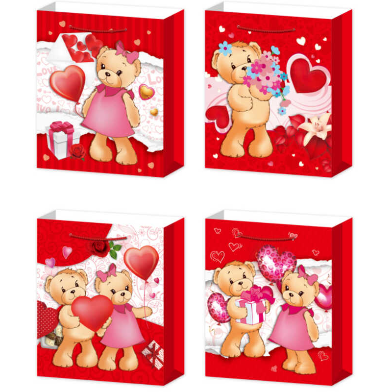 Пакет подарунковий C 69514 (360) 4 види, ВЕЛИКИЙ, ВИДАЄТЬСЯ ТІЛЬКИ МІКС ВИДІВ